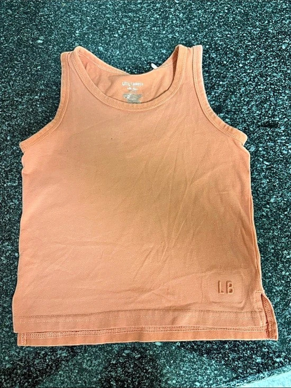 Little bipsy Tank Top Orange Baby 3T-4T